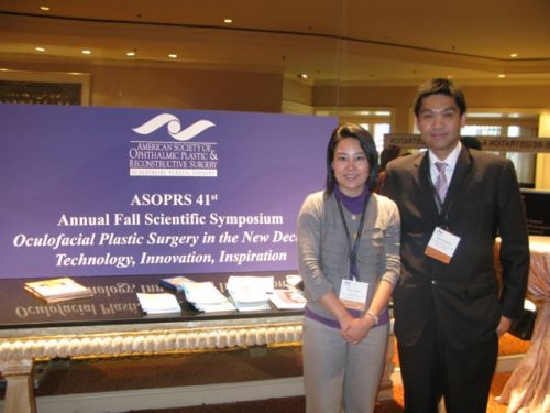 With Dr. Kanjana at the 2010 ASOPRS meeting 